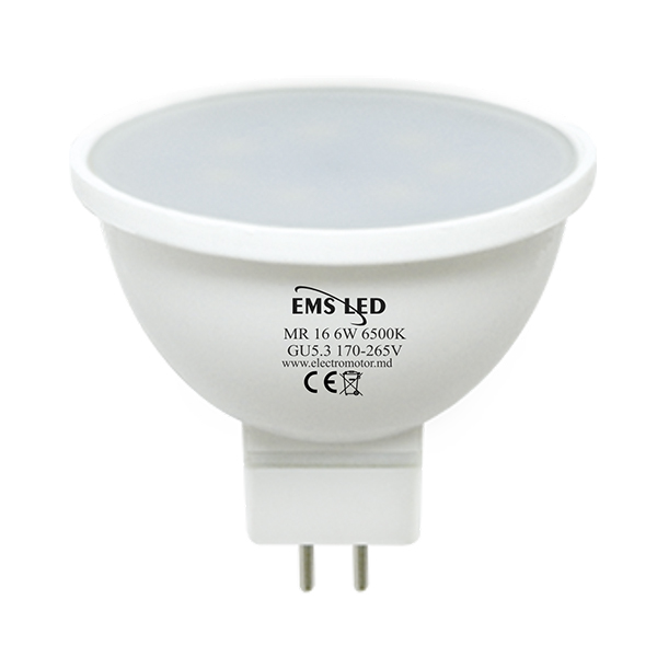 Светодиодная лампа 6Вт 6500K EMS