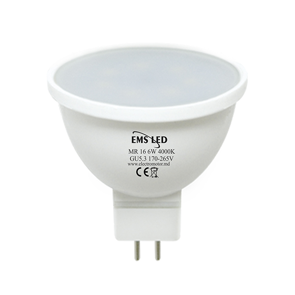 Светодиодная лампа 6Вт 4000K EMS