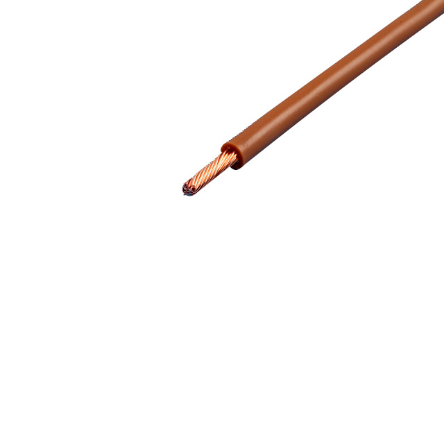 Электрический кабель ПВ3 1 x 1.5 мм² коричневый