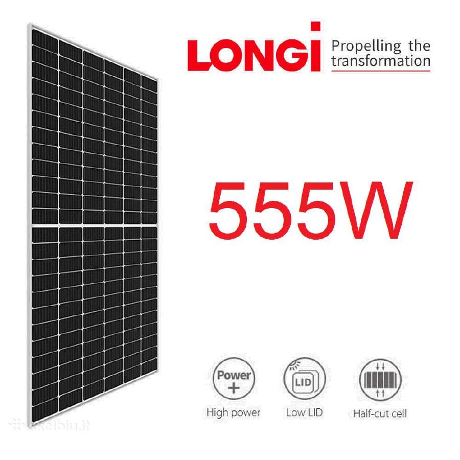 PANOU SOLAR LONGI 144 CELULE Hi-MO 555W 555 W 49.95 - 42.10 V LONGI