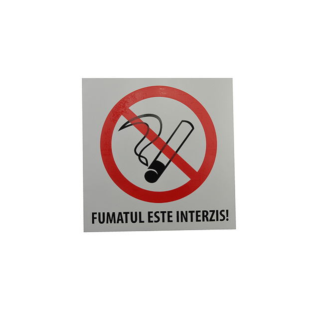 Autocolant Fumatul interzis