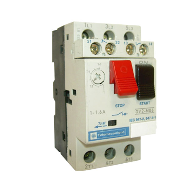 Автоматический тепло-электромагнитный выключатель GV2-M06 1-1.6A Kasan