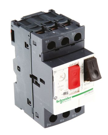 Автоматический тепло-электромагнитный выключатель GV2ME08 Schneider