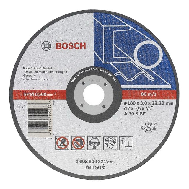 Disc de tăiere metal 125 x 1.6 mm Bosch