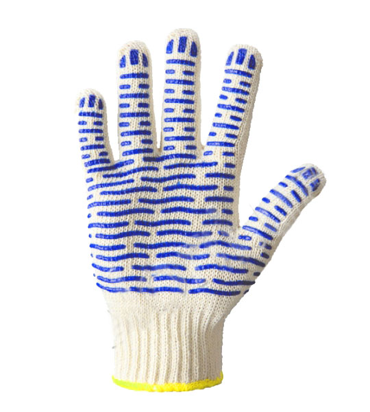 Mănuși alb/Albastru