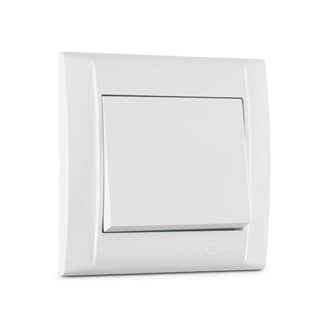 Выключатель одноклавишный внутренний 250В Defne