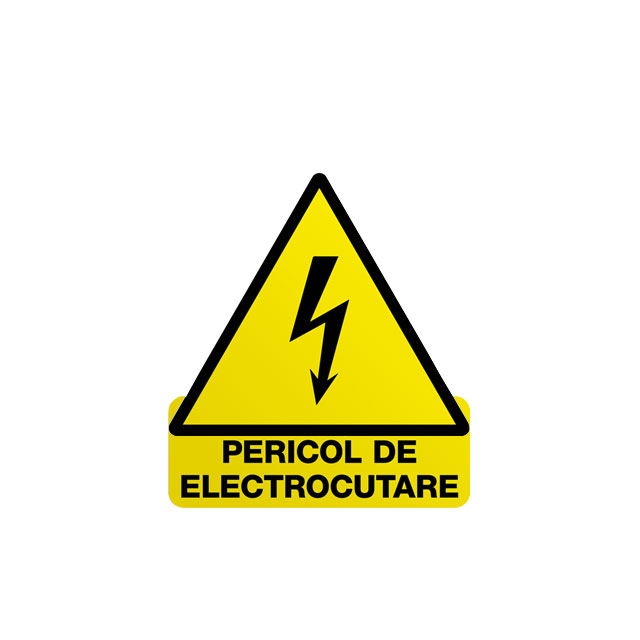 Indicator "Pericol de electrocutare"