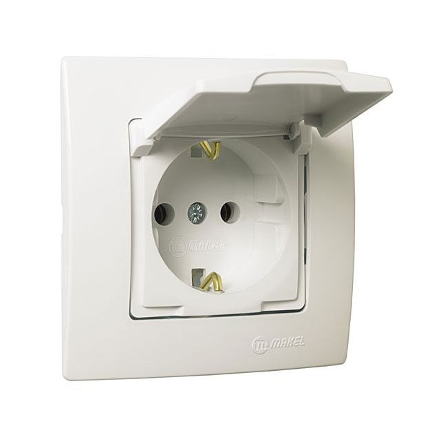 Priza cu capac interioară 250V Makel