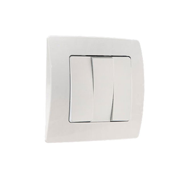 Intrerupator triplu interior 250V Makel